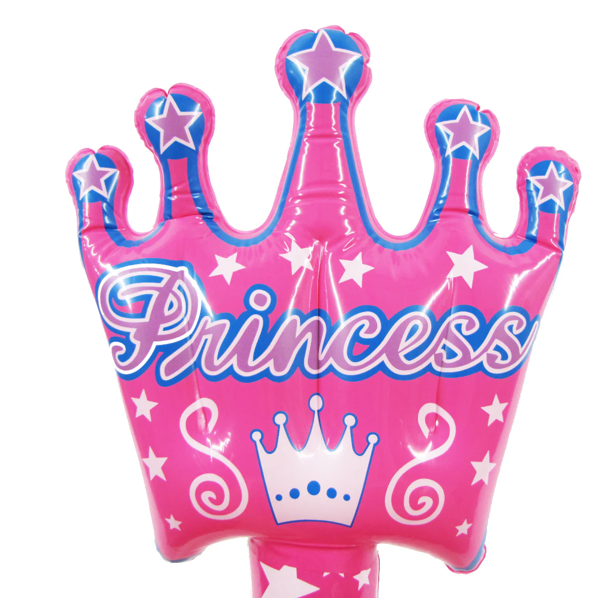 36" Inflatable Pink Princess Wand Swim Pool Water Float Blow Toy Party Floatie - Image 2