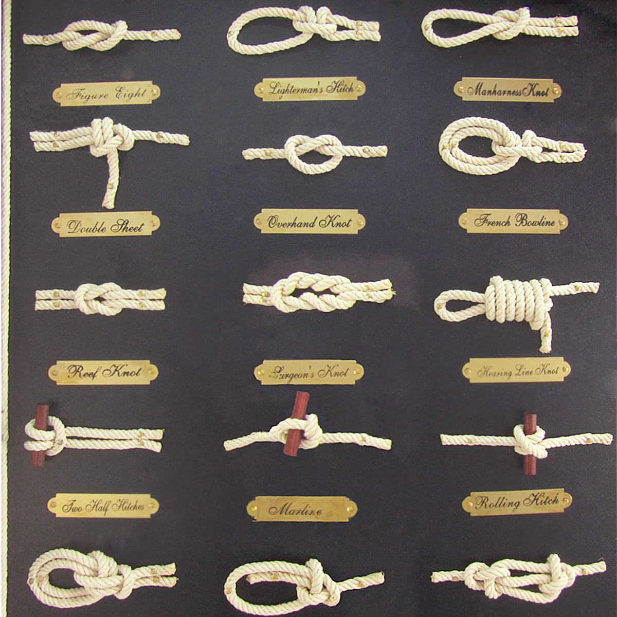 3D Display Sailor 41 Rope Knot & Rigging Board Wall Decor - Image 4
