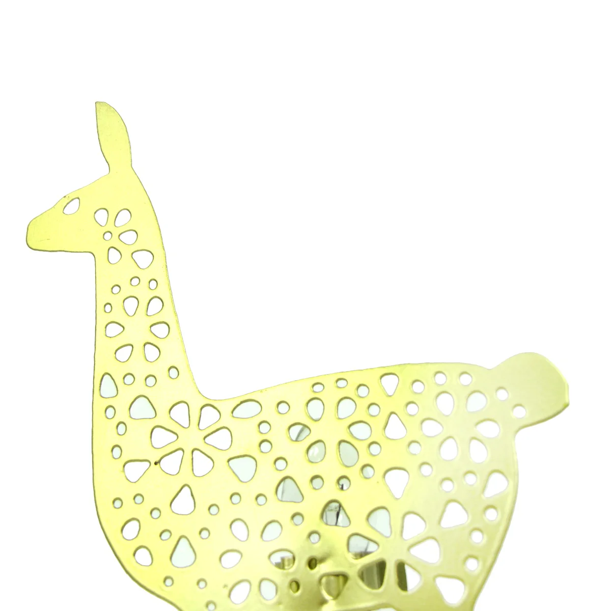 3D Gold Llama Nightlight Kid Plug-In Night Lamp Child Room Decor Bedroom Light - Image 2