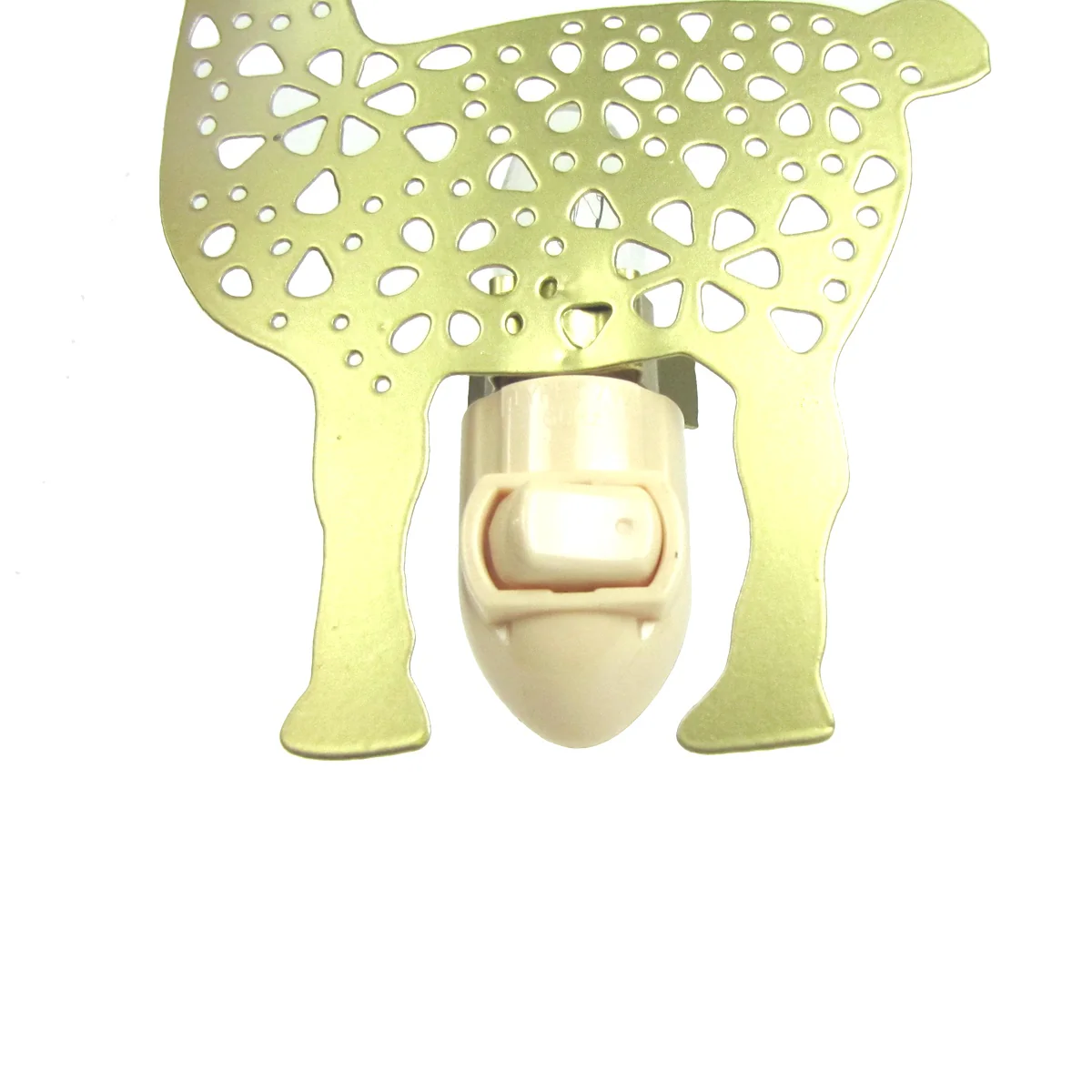 3D Gold Llama Nightlight Kid Plug-In Night Lamp Child Room Decor Bedroom Light - Image 4