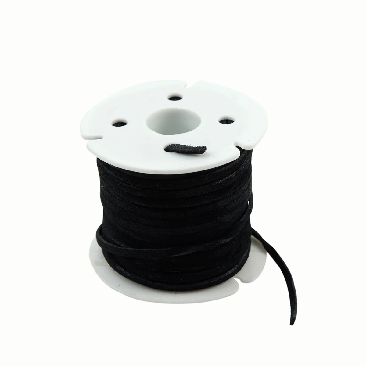 3mm Black Leather Lace Spool Jewelry Making Thread 25yd Roll Craft Cording Suede - Image 2
