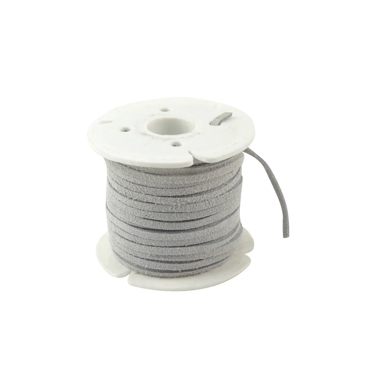 3mm White Leather Lace Spool Jewelry Making Thread 25yd Roll Craft Cording Suede - Image 2