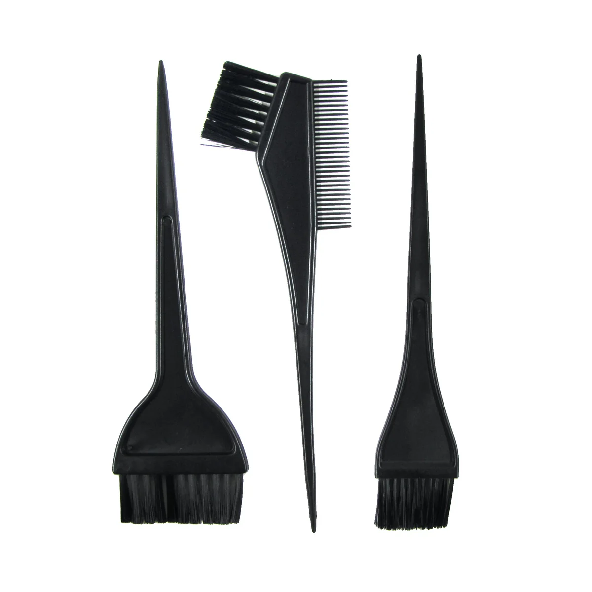 3pc Hair Color Brush Comb Kit Home Salon Dye Bleaching Highlight Tint Tool Set - Image 2