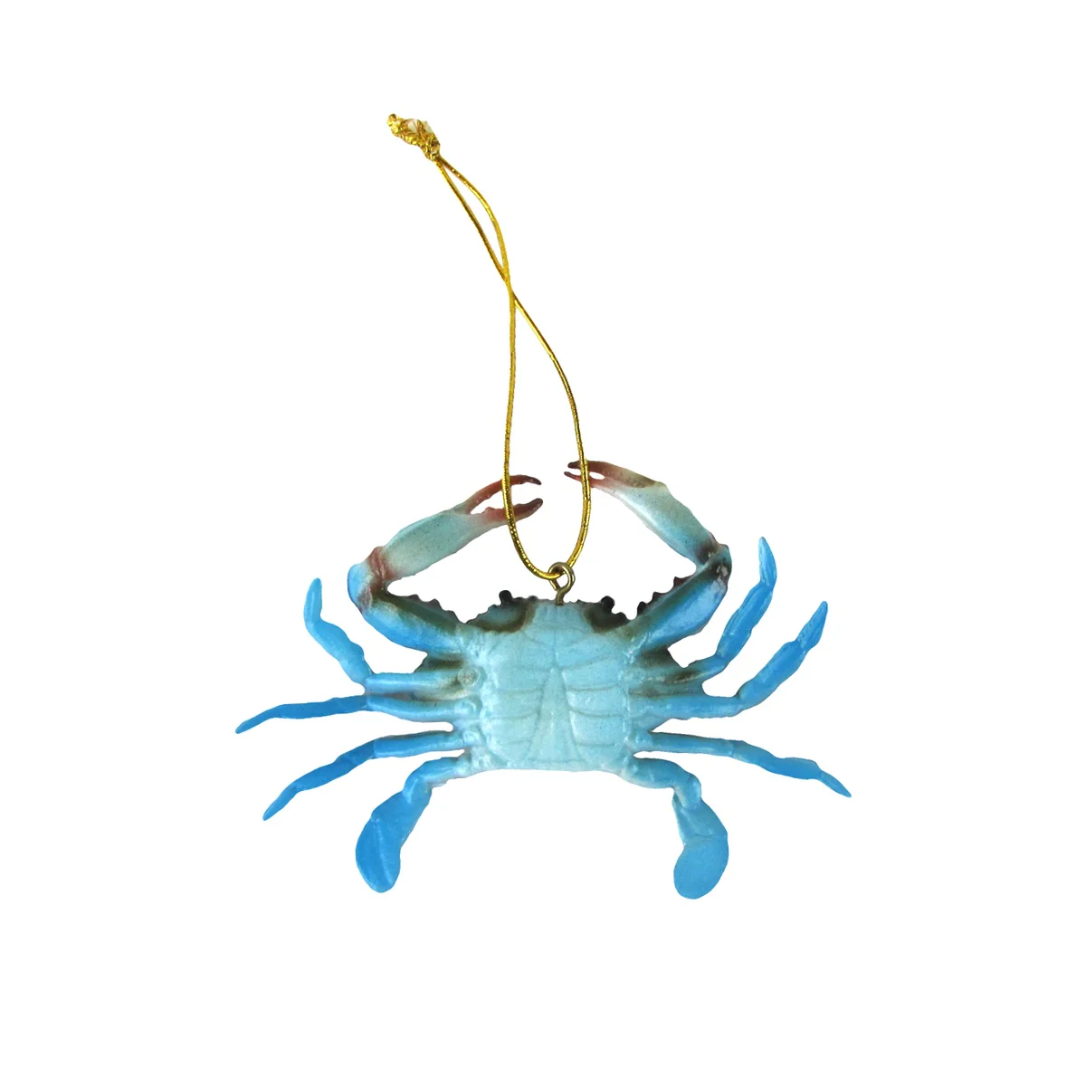 4" Blue Crab Christmas Tree Ornament Nautical Xmas Gift Topper Sea Holiday Decor - Image 4