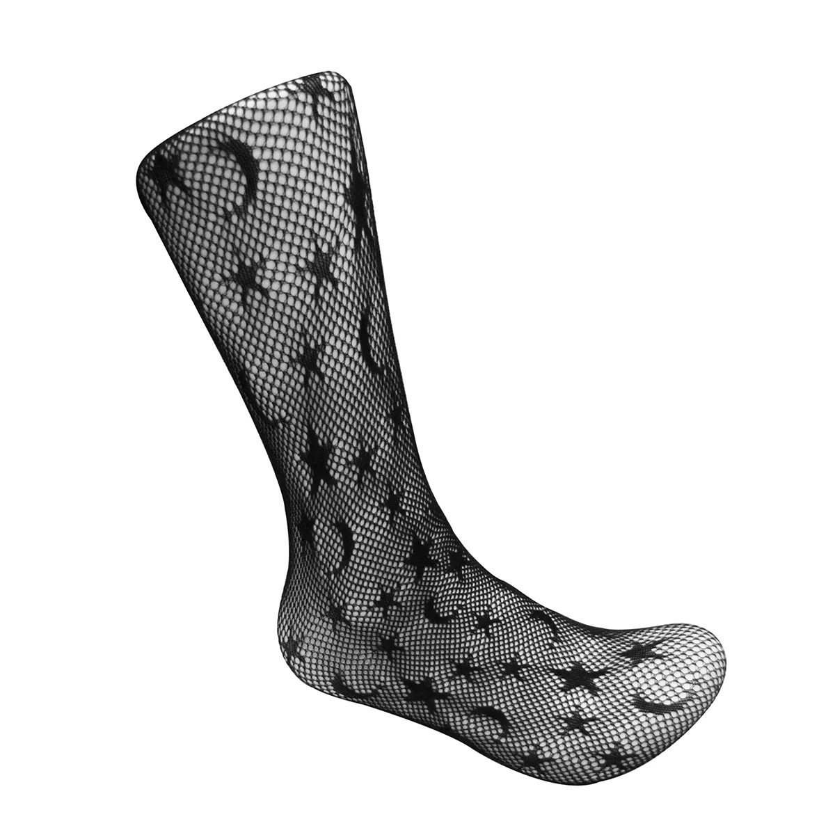 4 Pairs Black Fishnet Stockings Tights Women Sexy Stripper Exotic Goth Grunge - Image 2