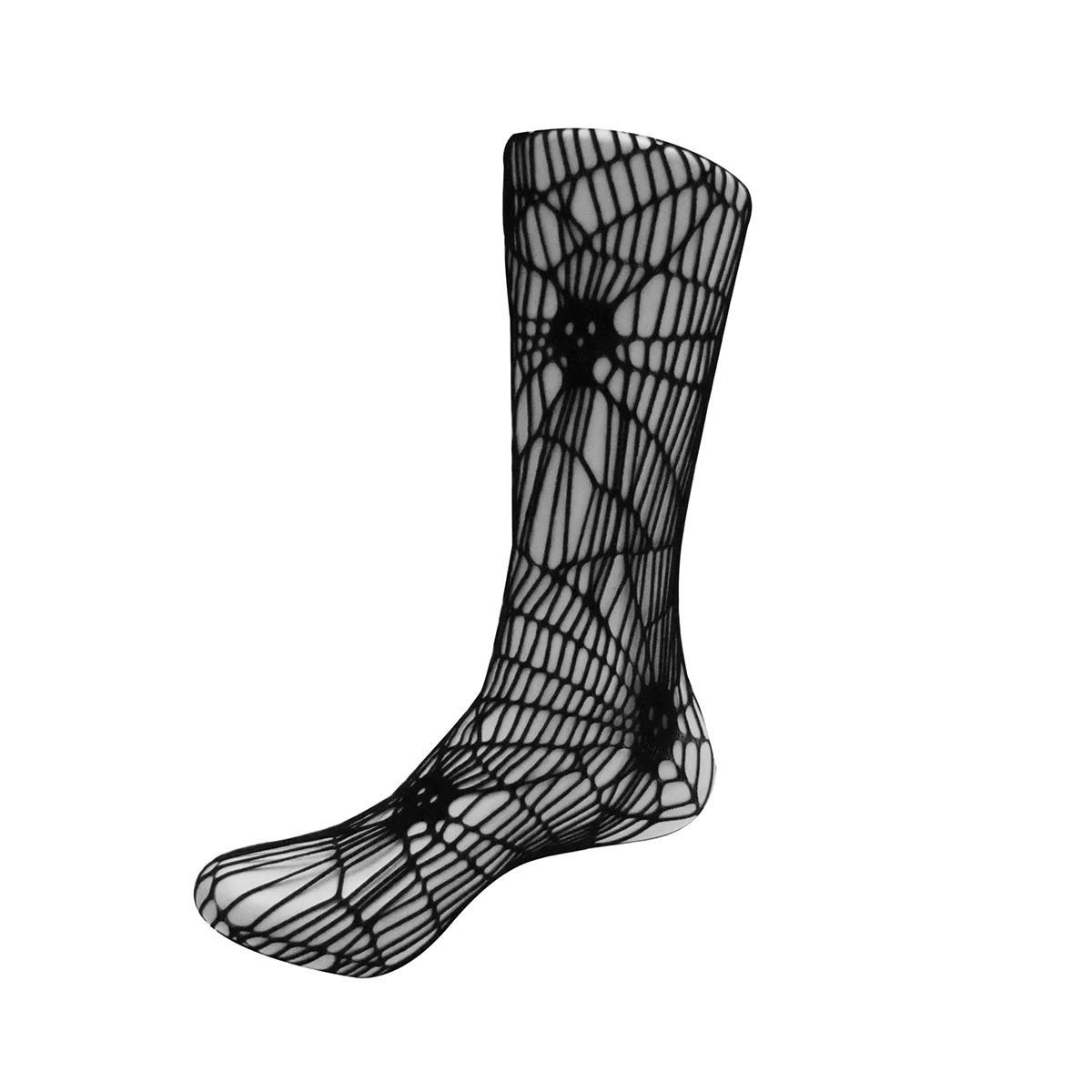 4 Pairs Black Fishnet Stockings Tights Women Sexy Stripper Exotic Goth Grunge - Image 4