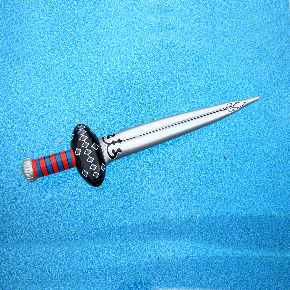 45" Inflatable Sword Swim Pool Water Float Kids Adult Blow Toy Party Decor Prop - Image 6