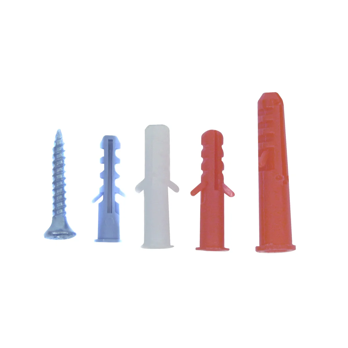 49pc Phillips Head Coarse Drywall Screw Anchor Assortment Kit Mounting Hardware - Image 4