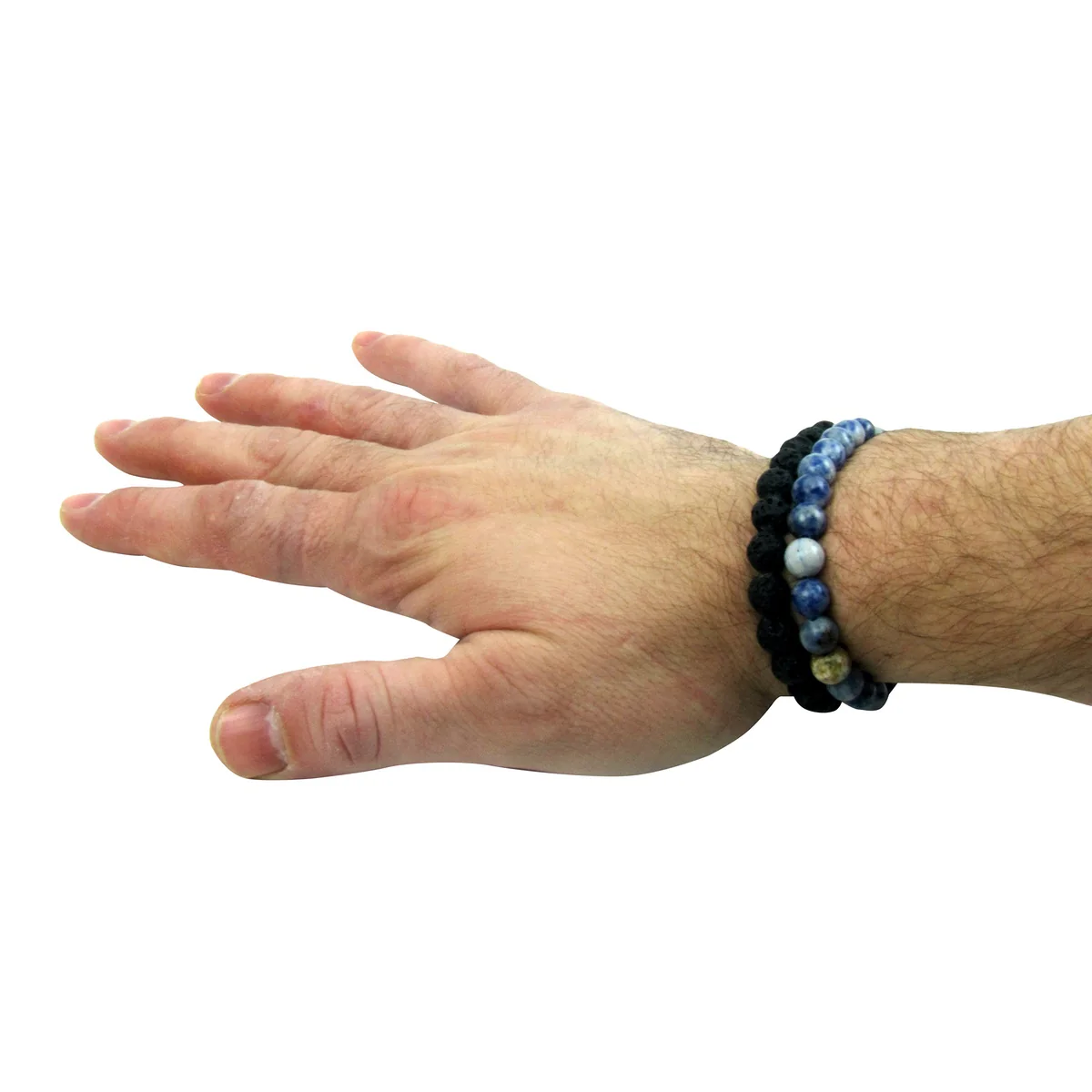 4mm Natural Sodalite Gemstone Beaded Chakra Bracelet Energy Reiki Stone Jewelry - Image 6