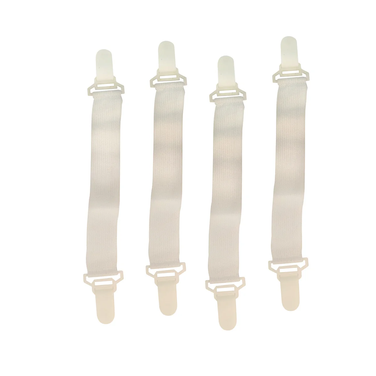 4pc Fitted Bed Sheet Gripper Clips Straps Suspender Holder Bedding Accessory Set