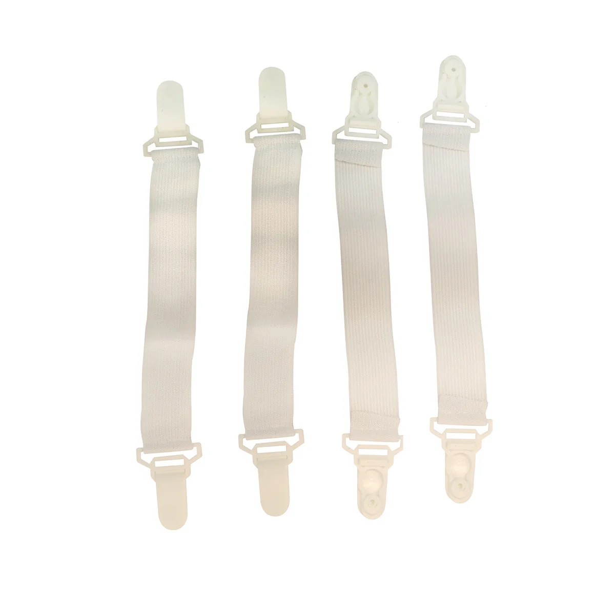 4pc Fitted Bed Sheet Gripper Clips Straps Suspender Holder Bedding Accessory Set - Image 2