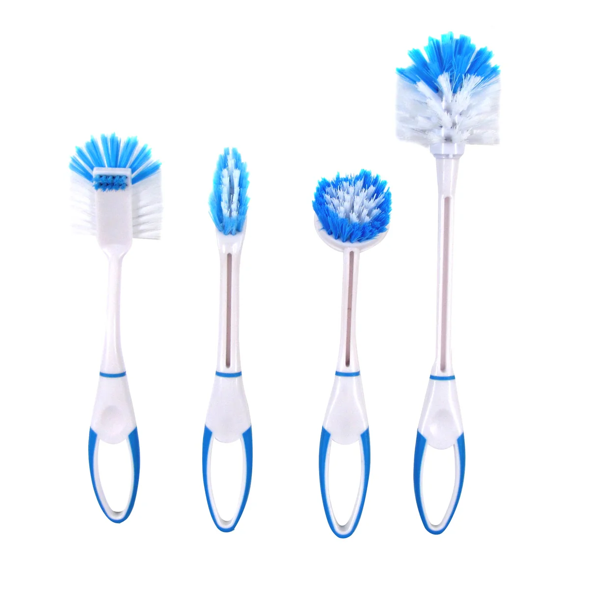 4pc Toilet Sink Shower Bathroom Scrub Brush Set Household Clean Supply Hand Tool