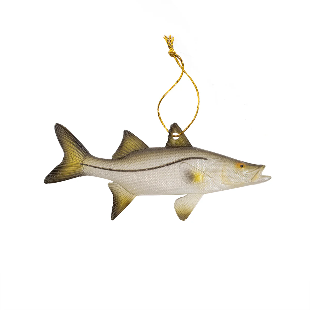 5" Snook Fish Xmas Tree Ornament Holiday Gift Topper Nautical Christmas Decor