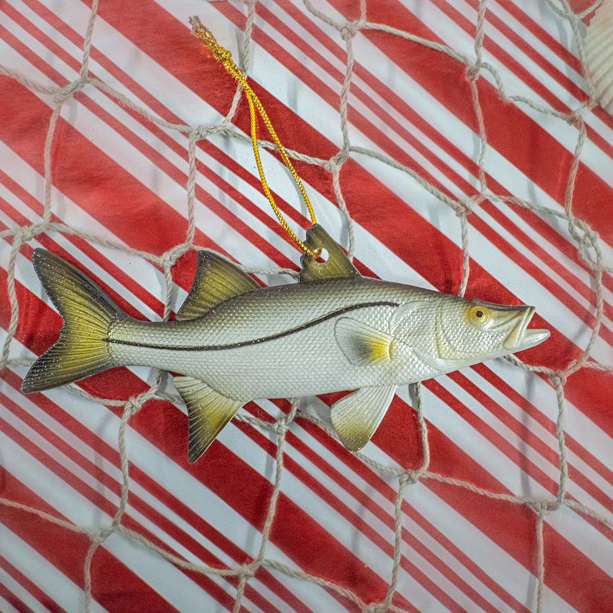 5" Snook Fish Xmas Tree Ornament Holiday Gift Topper Nautical Christmas Decor - Image 4