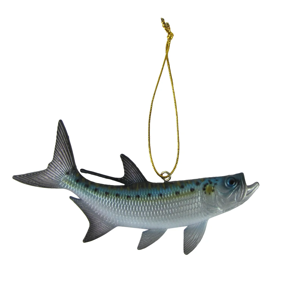5" Tarpon Fish Nautical Christmas Tree Ornament Holiday Gift Topper Xmas Decor