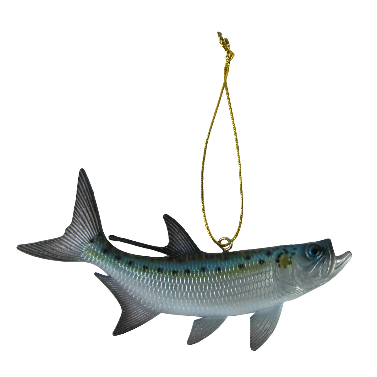 5" Tarpon Fish Nautical Christmas Tree Ornament Holiday Gift Topper Xmas Decor - Image 2