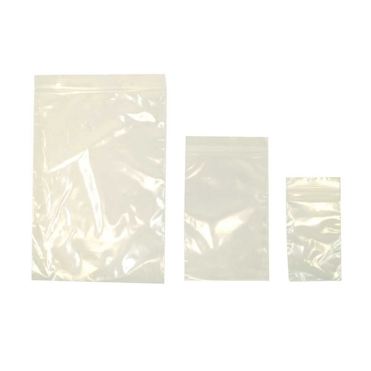 50 Assort Size Clear Resealable All Purpose Plastic Storage Bags Packaging Pouch - Image 2