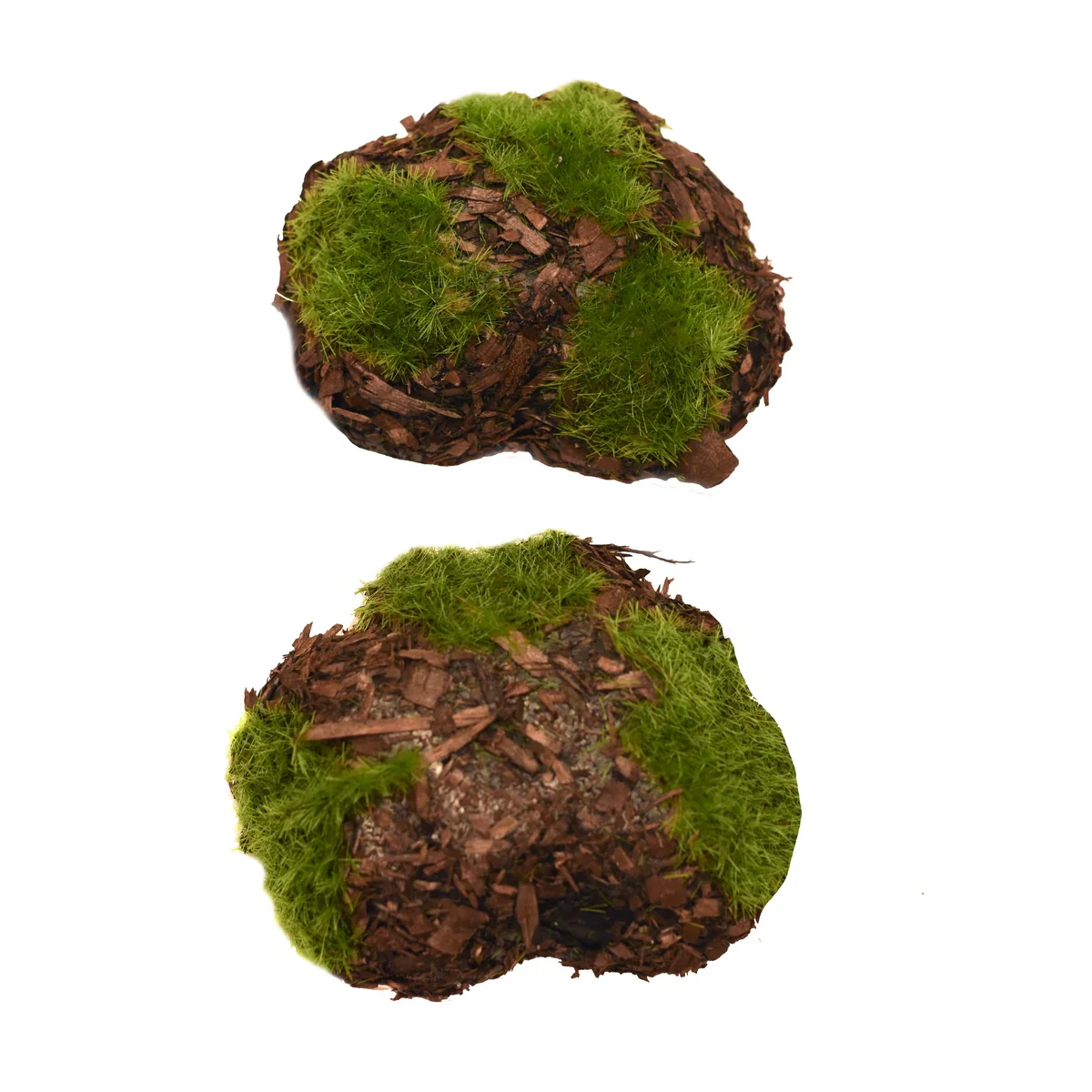 6pc Mini Wood Moss Rock Boulders Outdoor Fairy Garden Terrarium Landscape Decor - Image 3
