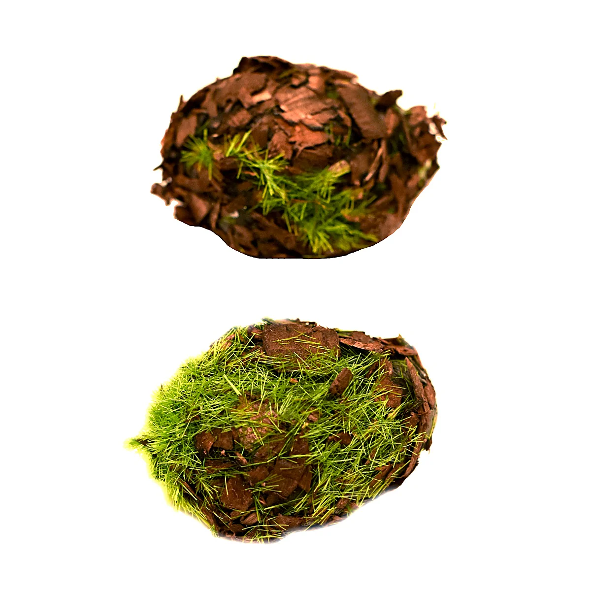 6pc Mini Wood Moss Rock Boulders Outdoor Fairy Garden Terrarium Landscape Decor - Image 4