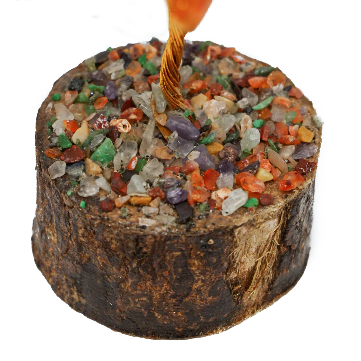 7 Chakra Stone Tree Life Natural Gemstone Positive Energy Heal Geode Reiki Decor - Image 2