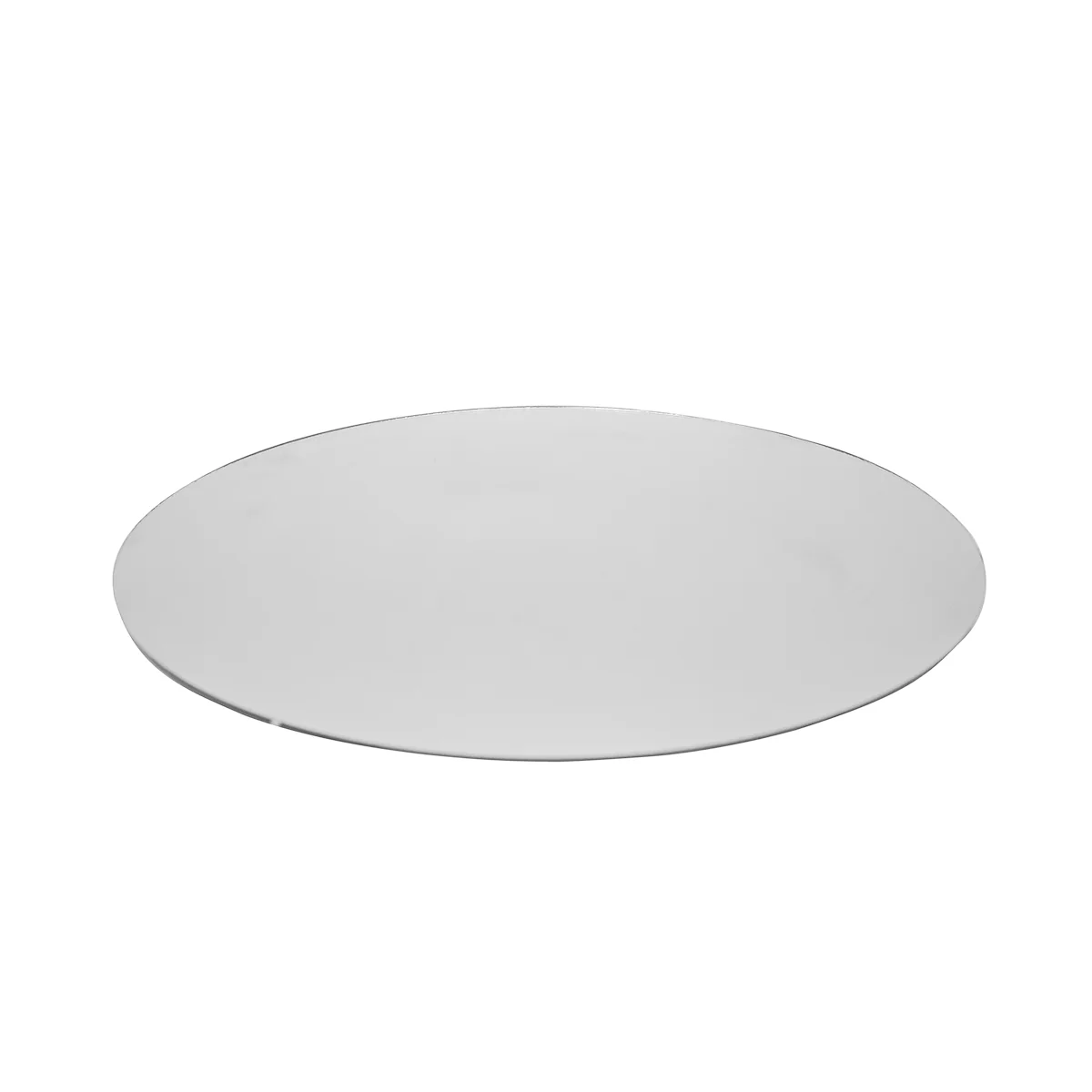 7" Round Candle Wall Table Glass Mirror Plate Arts Crafts Home Decor Accessory - Image 3