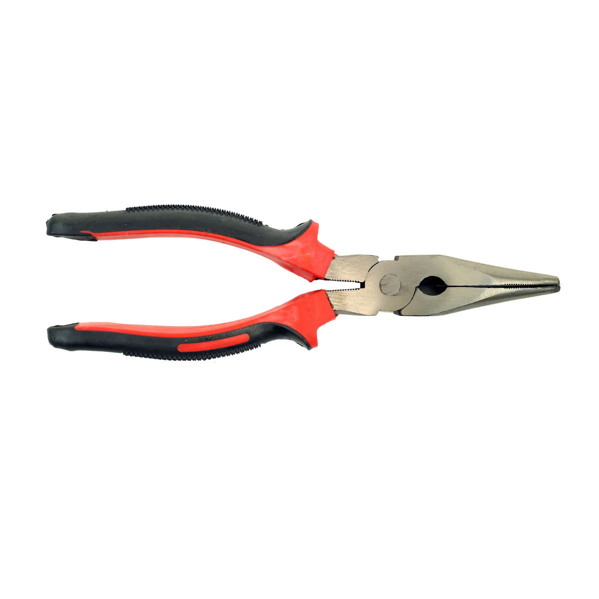 8" Grip Handle Long Needle Nose Pliers Hand Tool Dikes Flush Cutters Wire Snips