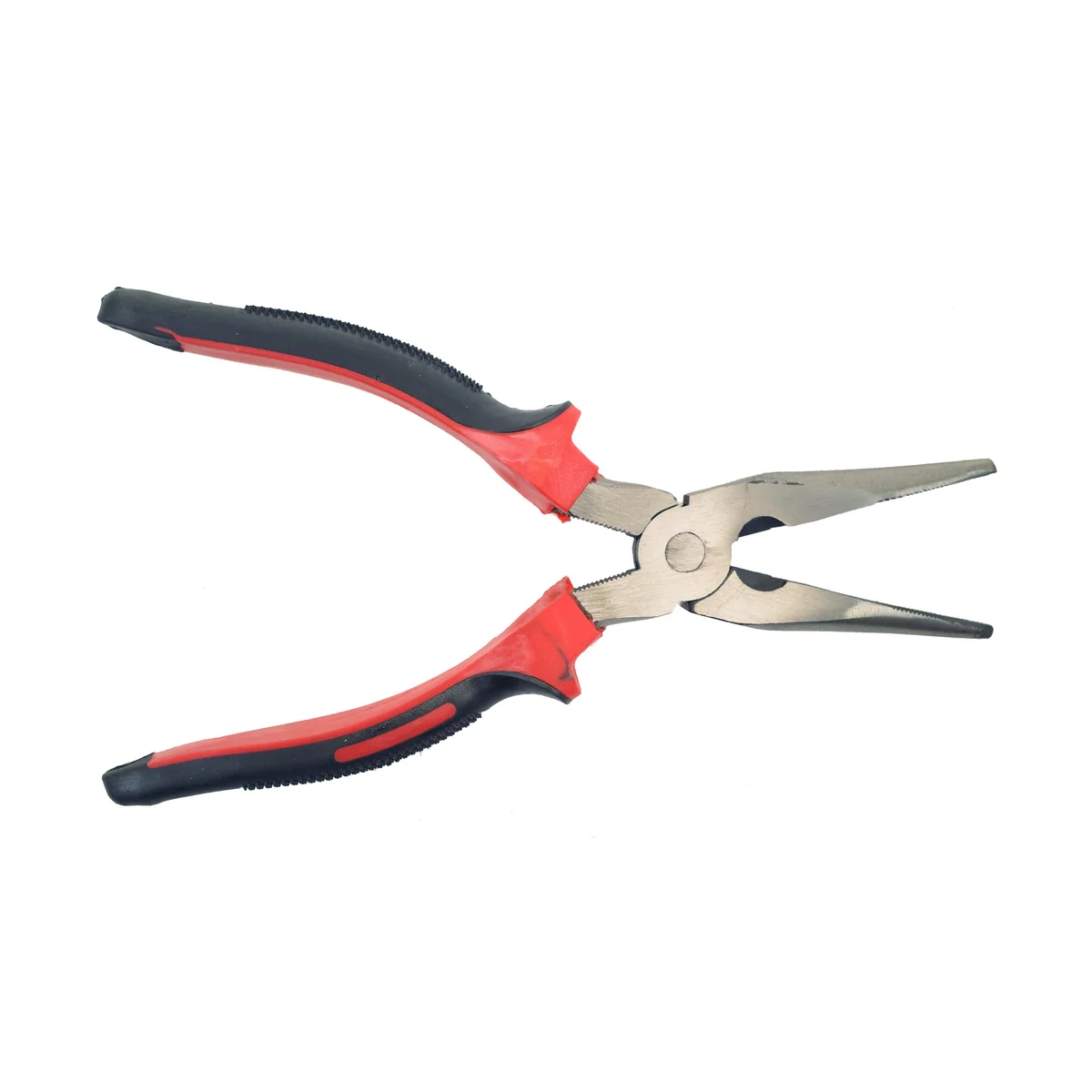8" Grip Handle Long Needle Nose Pliers Hand Tool Dikes Flush Cutters Wire Snips - Image 2