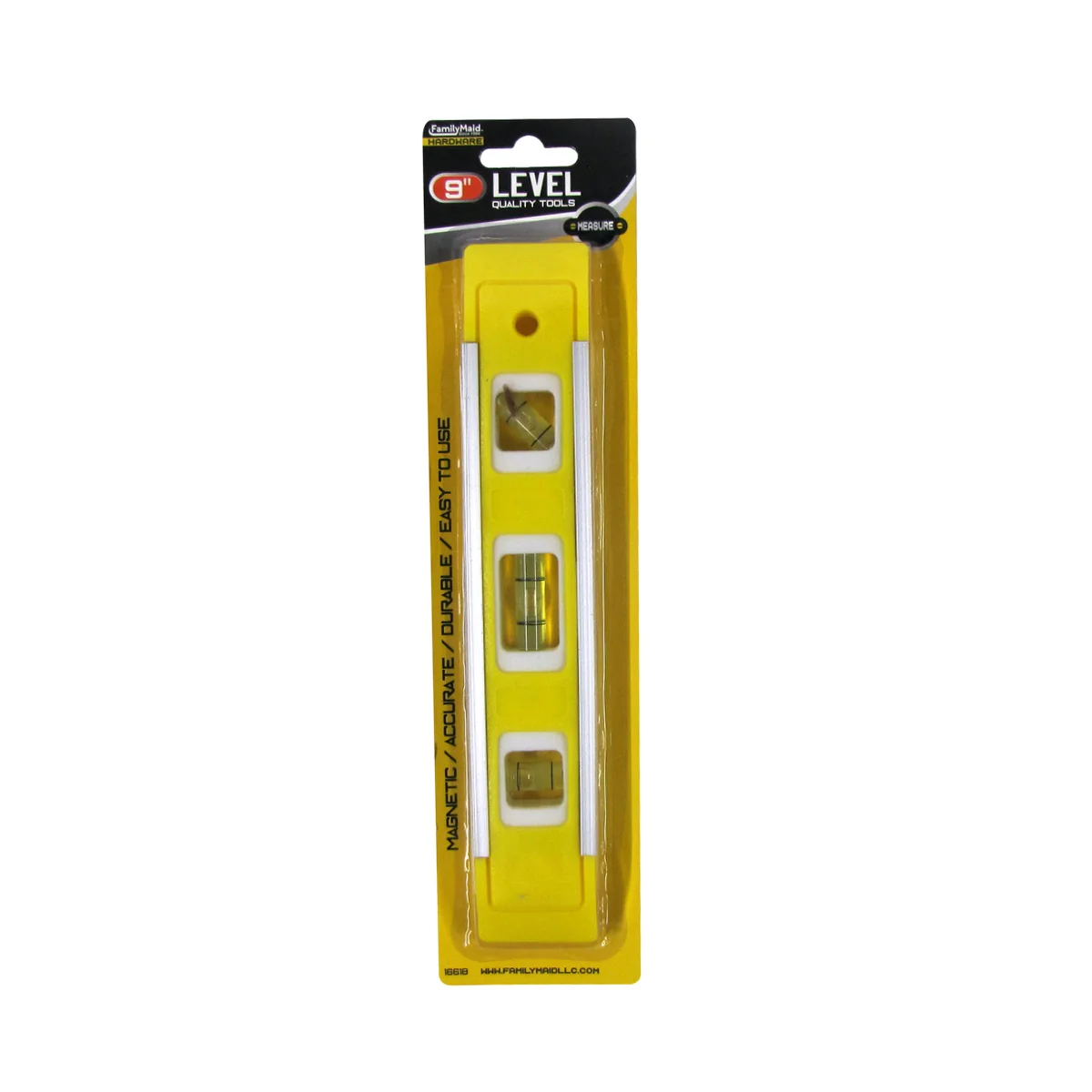 9" Magnetic Horizontal Torpedo Spirit Bubble Vial Box Level Carpenter Hand Tool - Image 2
