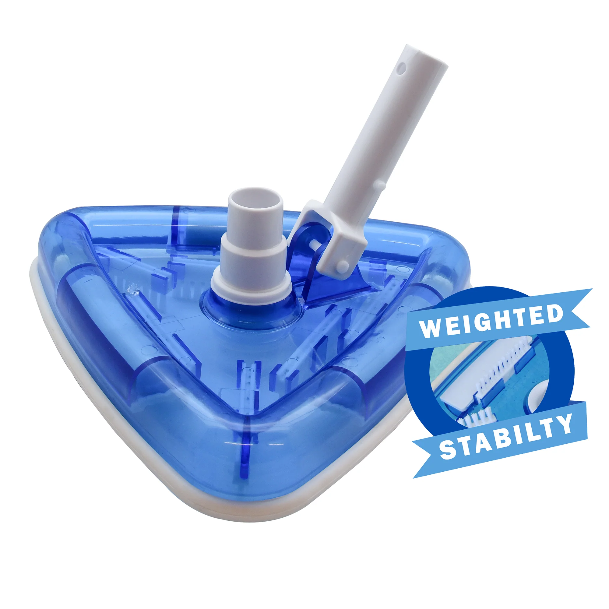 Pool Vacuum Cleaner Inground Ground Weighted Brush Head Swivel Hose Connector
