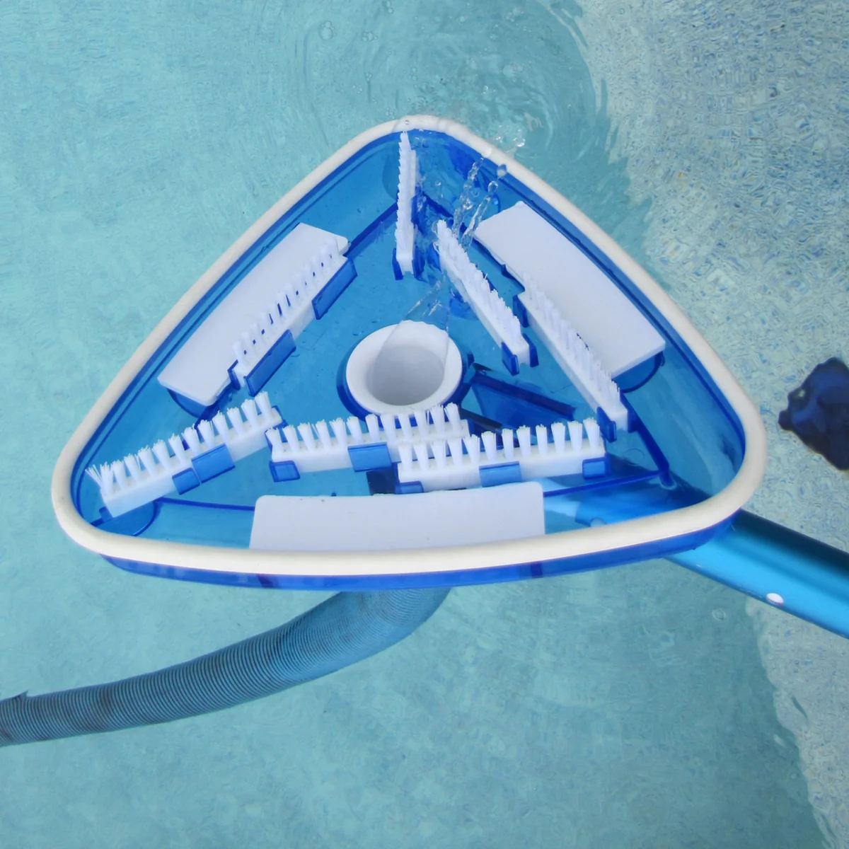 Pool Vacuum Cleaner Inground Ground Weighted Brush Head Swivel Hose Connector - Image 7