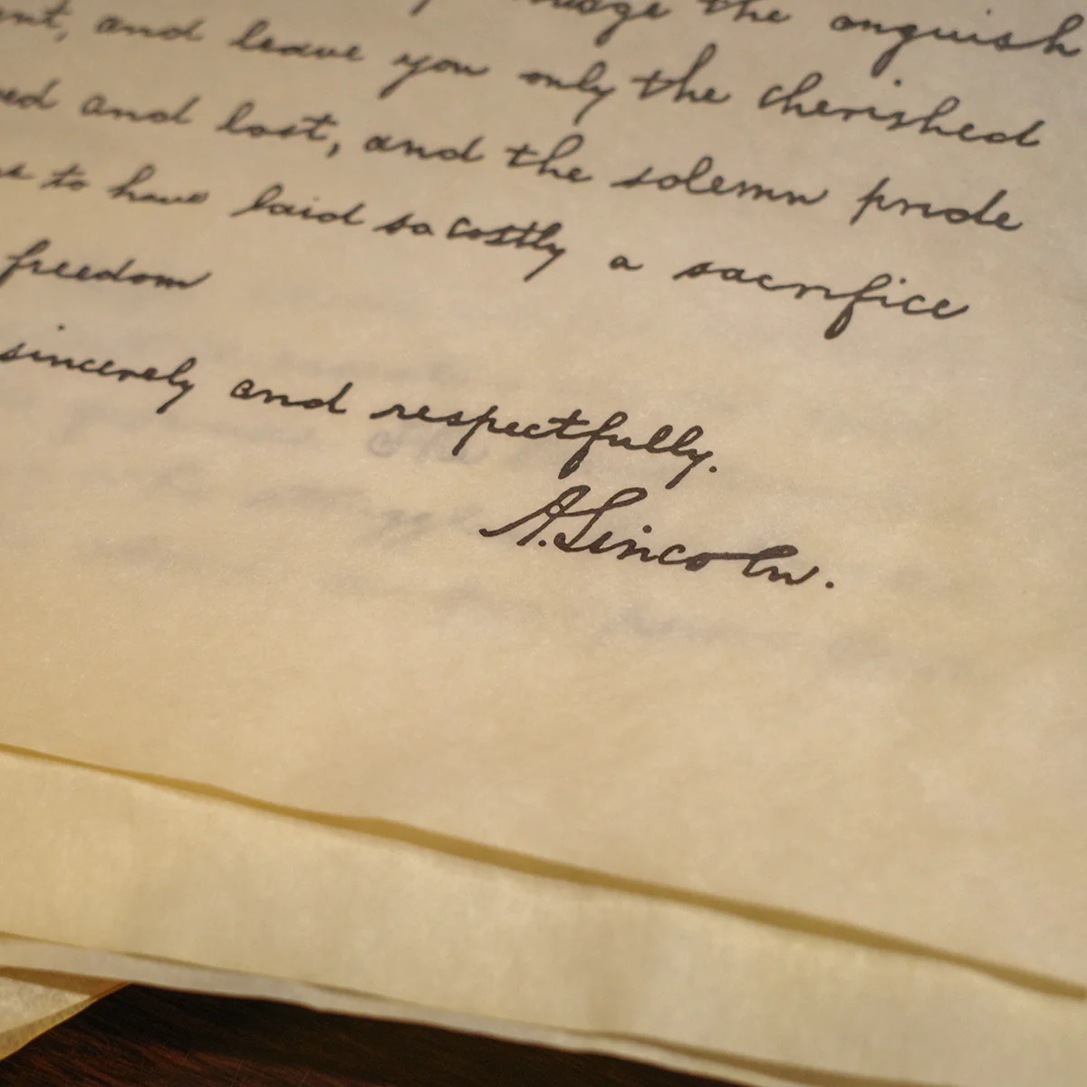 Abraham Lincoln Writing/US Historical Documents - Image 4