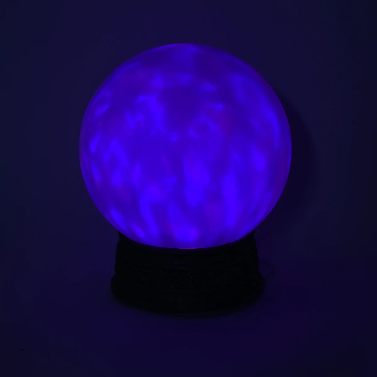 Animated LED Light Magic Crystal Ball Witch Orb Halloween Decor Haunt House Prop - Image 3