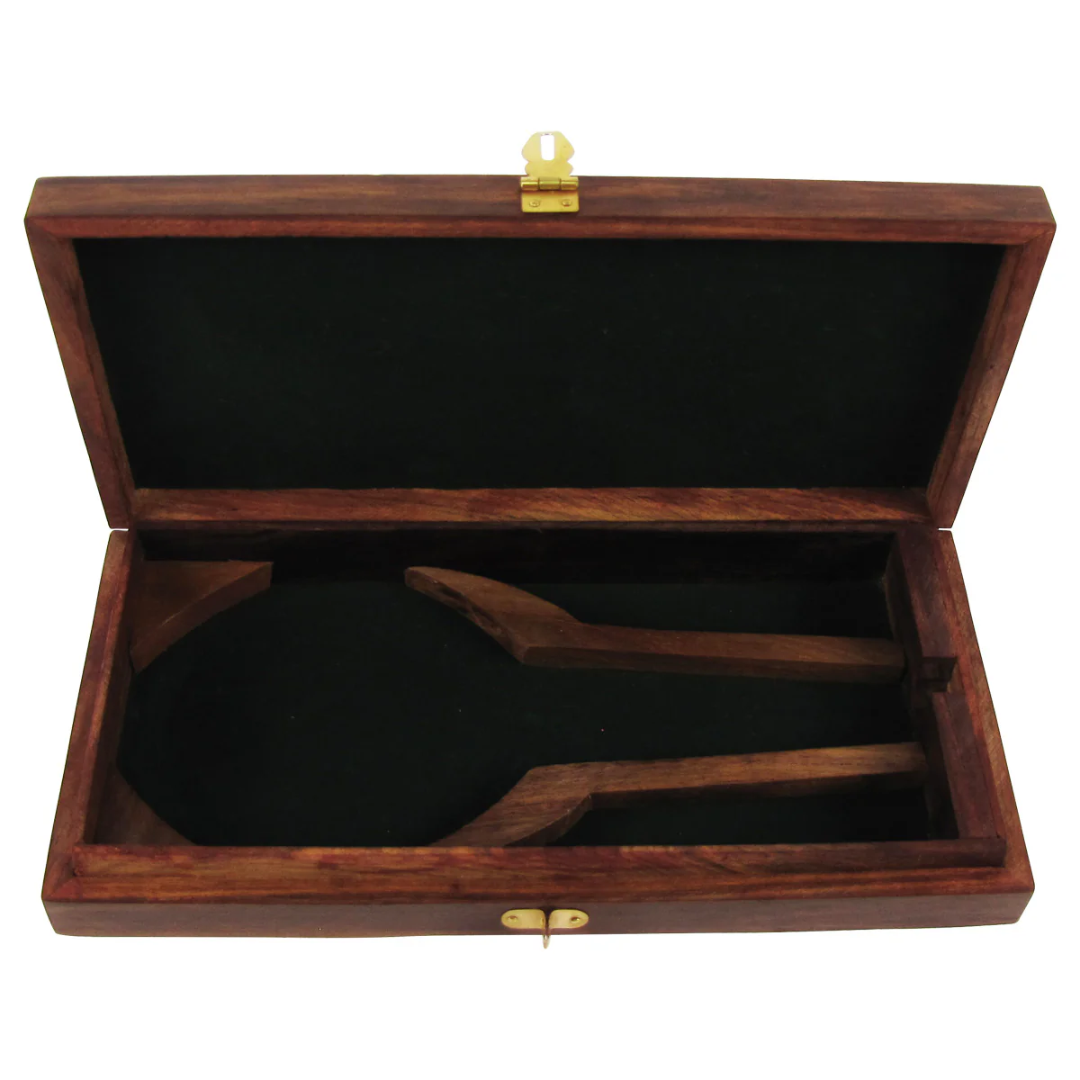 Antique Brass and Wood Turned Hand Lens Magnifying Glass - Image 3