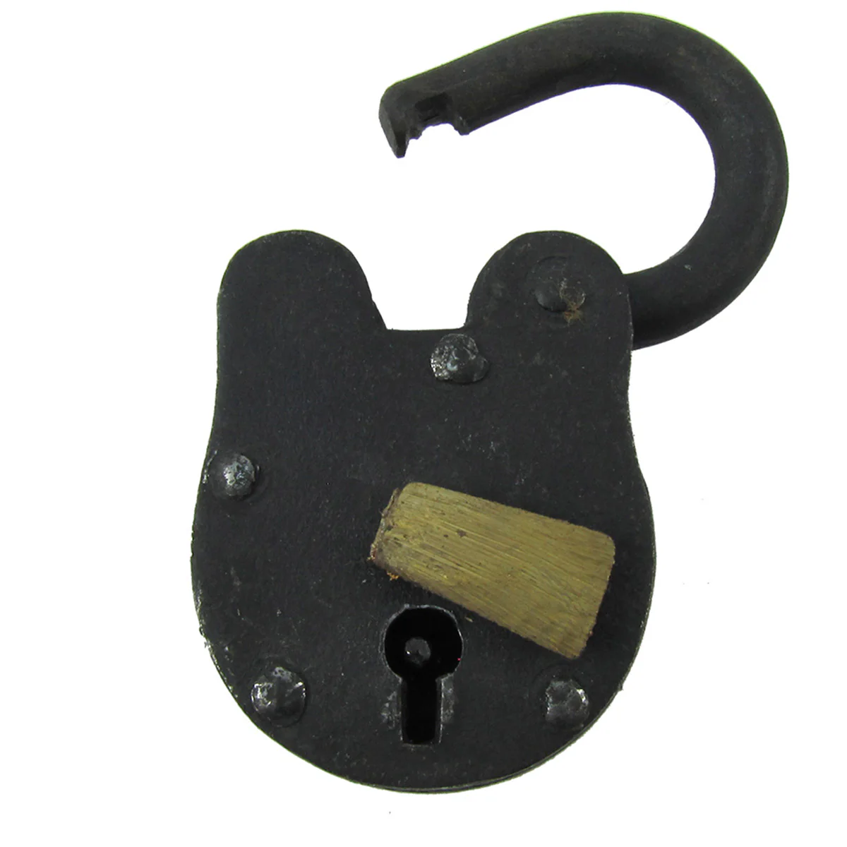 Antique-Style Iron/Brass Padlock Set - Image 4