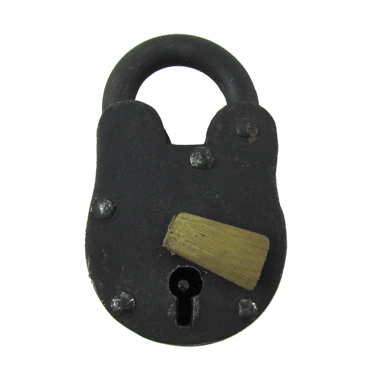 Antique-Style Iron/Brass Padlock Set - Image 5
