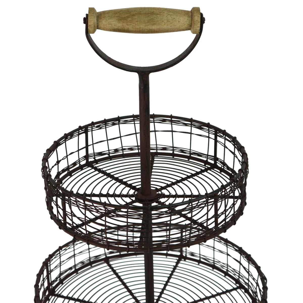 Antique Style Metal Wire  Rack Display Stand - Image 2