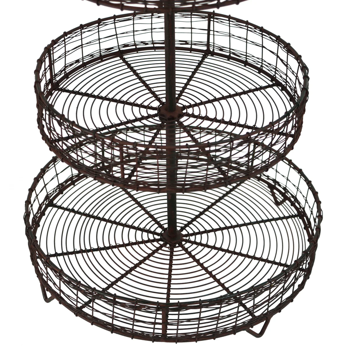 Antique Style Metal Wire  Rack Display Stand - Image 3