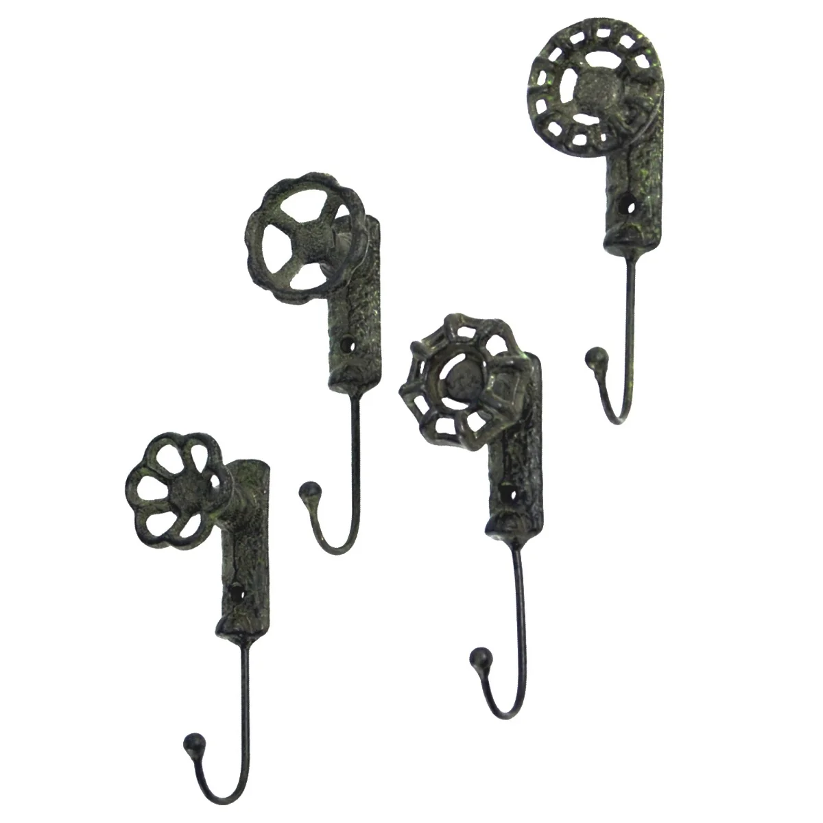 Antique Style Wall Mount Garden Faucet Handle Hooks - Image 3