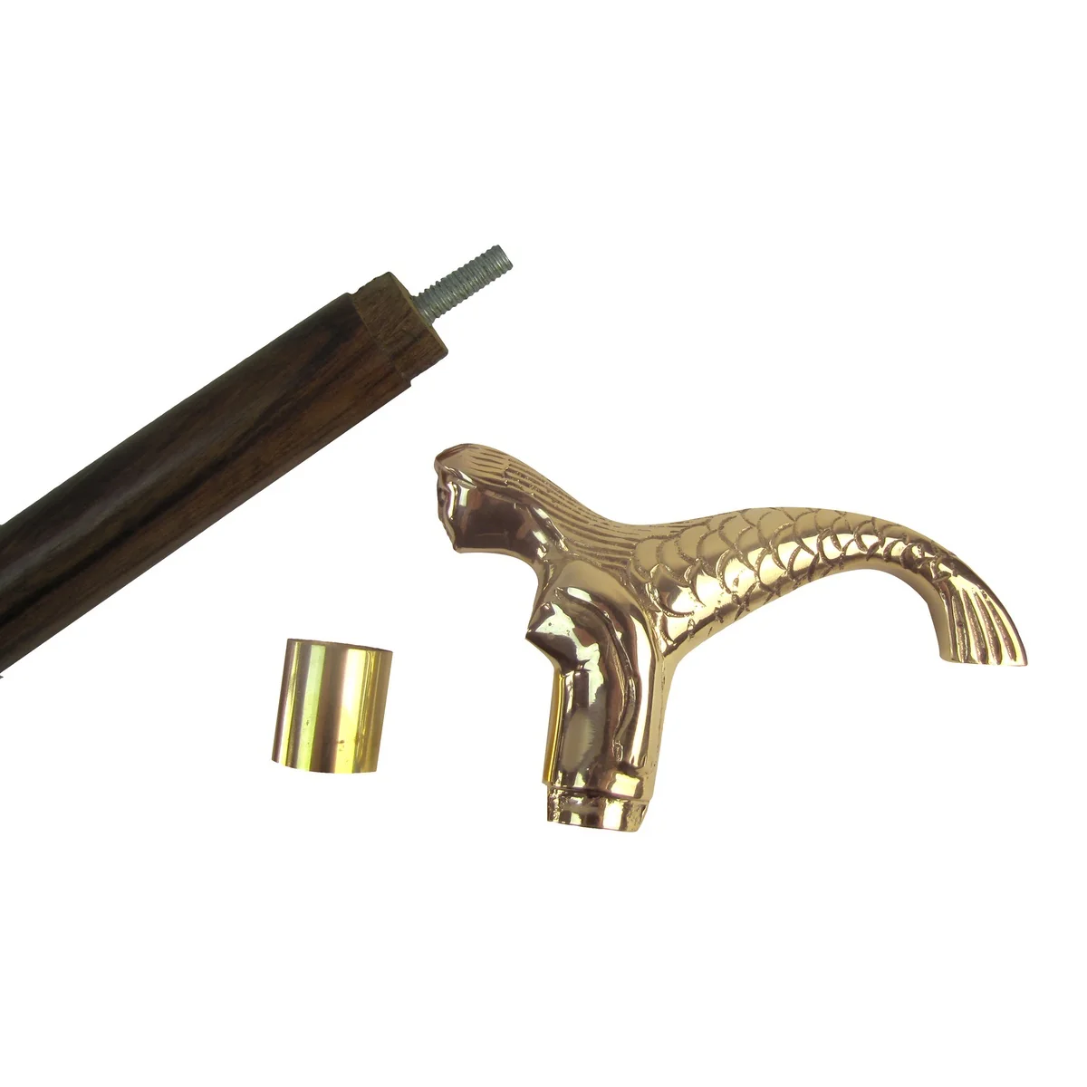 Antique/Vintage-Style Mermaid Cane - Image 3