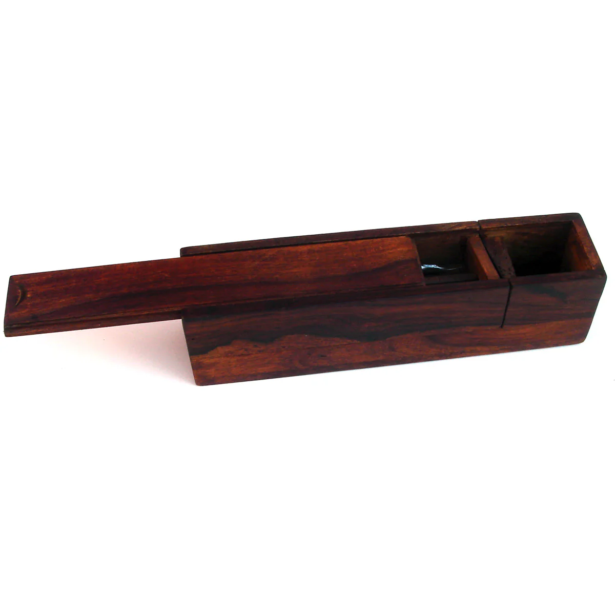 Antique Wooden Ink Pen Case - Image 4