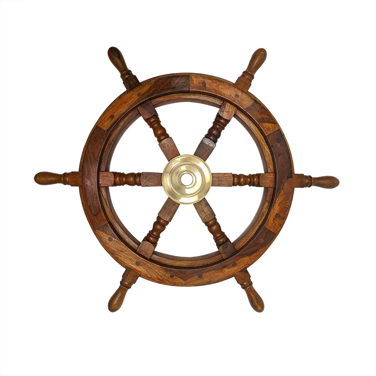 Antique Wooden Maritime Decor 24" Captains Shipwheel Ships Wheel Steering Helm-CHECK SHIPPING PRESET