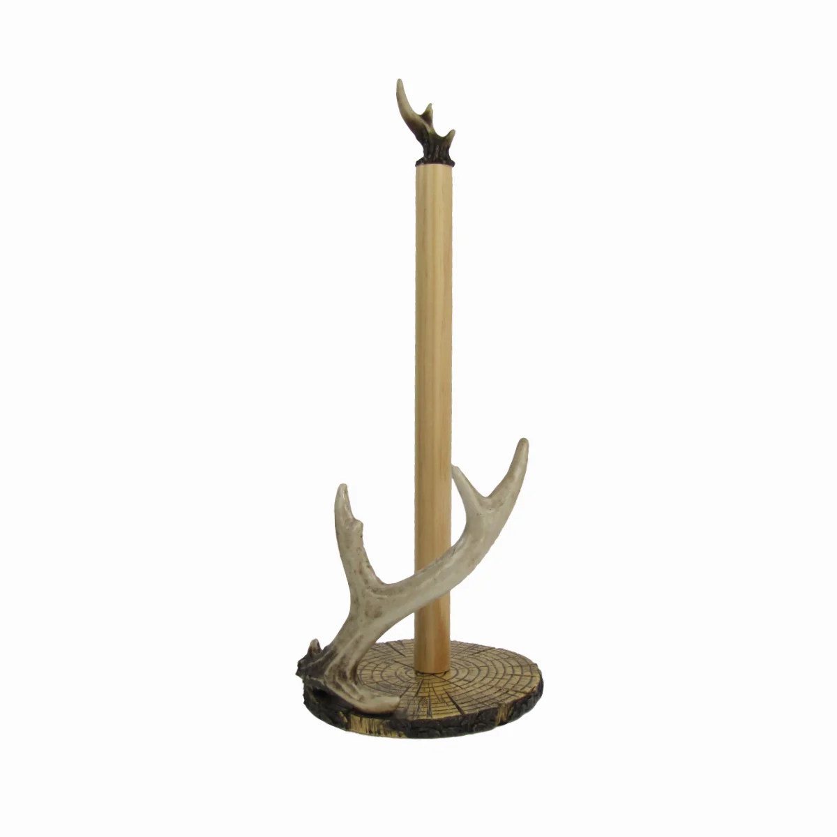Antler Paper Towel Roll Holder Kitchen Storage Essentials Deer Cabin Home Decor - Image 2