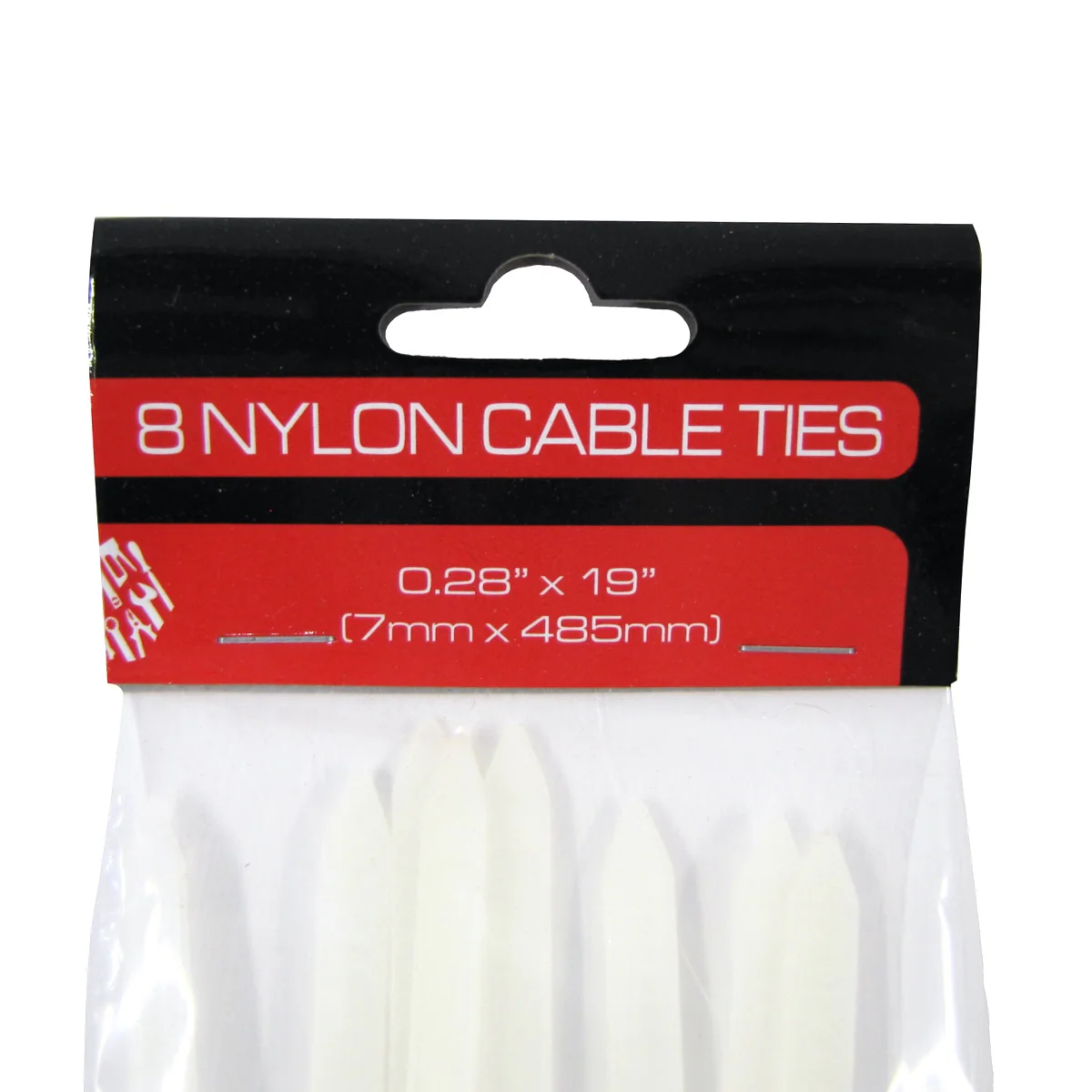 Assort Size Heavy Duty XL Nylon White Zip Tie Down Set Plastic Cable Wire Strap - Image 4