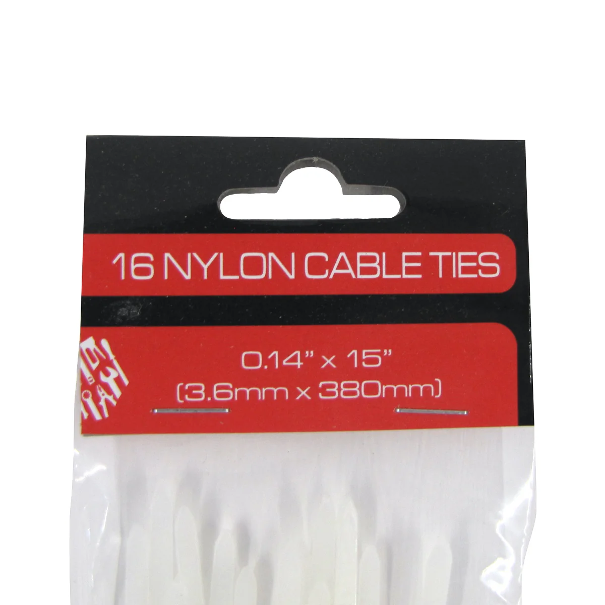 Assort Size Heavy Duty XL Nylon White Zip Tie Down Set Plastic Cable Wire Strap - Image 5