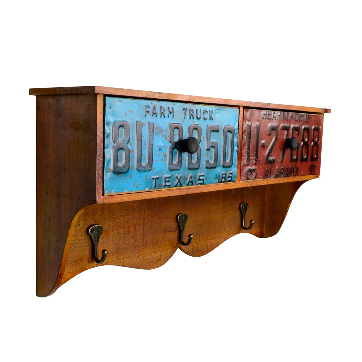 Auto License Plate Coat/Hat Rack - Image 2