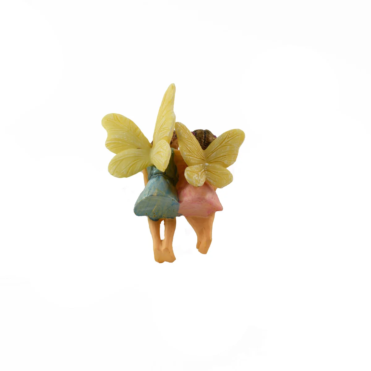Baby & Big Sister & Cat Figurine Fairy Garden Accessory Dollhouse Decor Ornament - Image 2