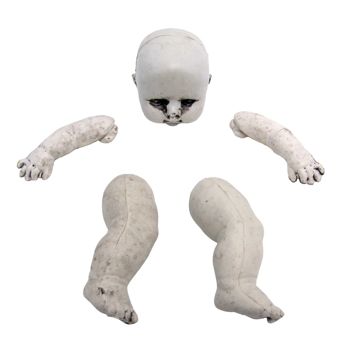 Bag Baby Doll Body Parts Scary Haunted House Prop Indoor Halloween Party Decor - Image 2