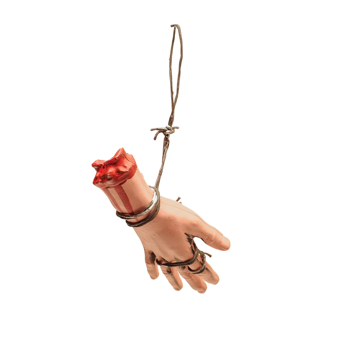 Barbed Wire Severed Limb Hand Bloody Halloween Decor Haunted Horror House Prop