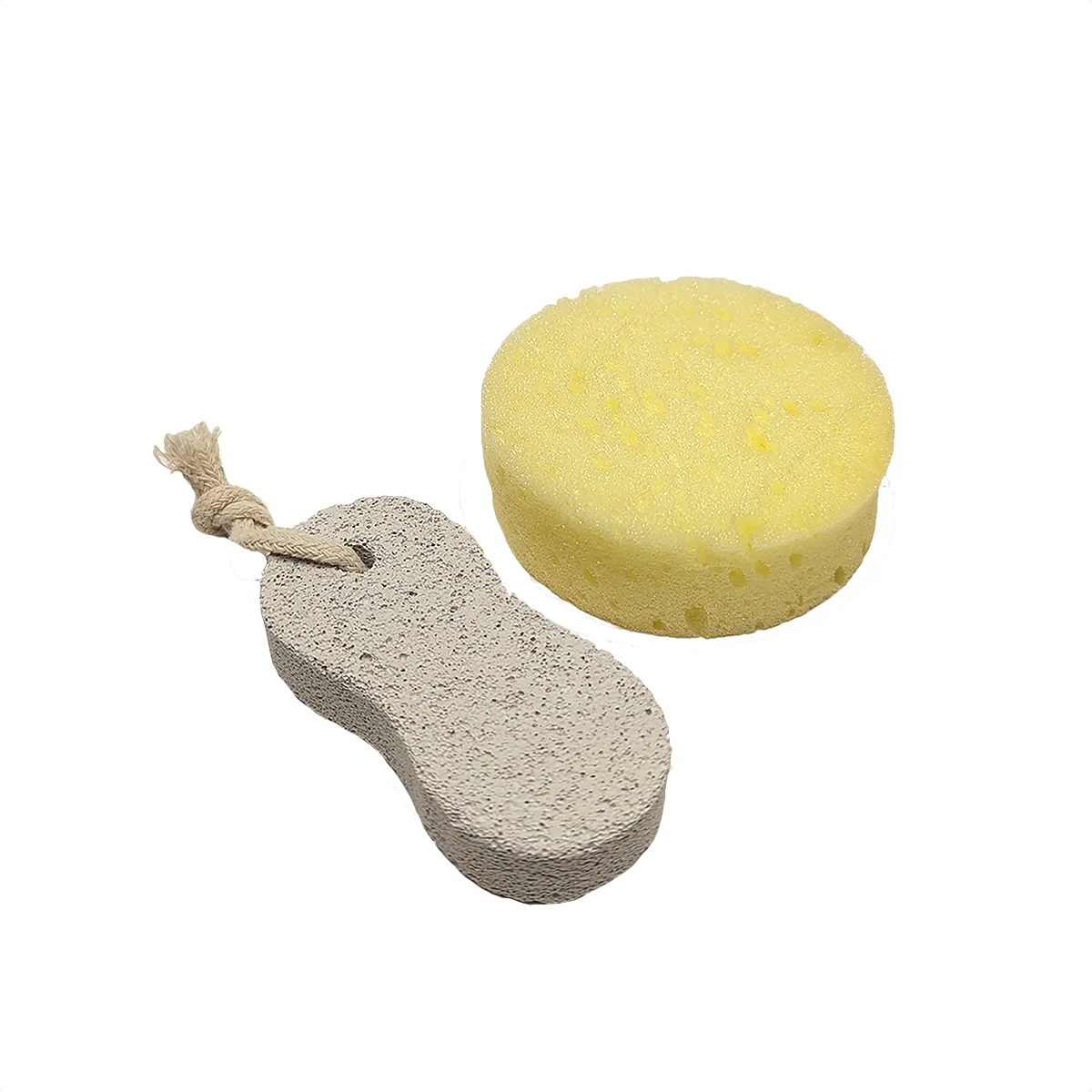 Bath Set Hair Nail Brush Foot Scrubber Loofah Sponge Pumice Bathroom Accessories - Image 3