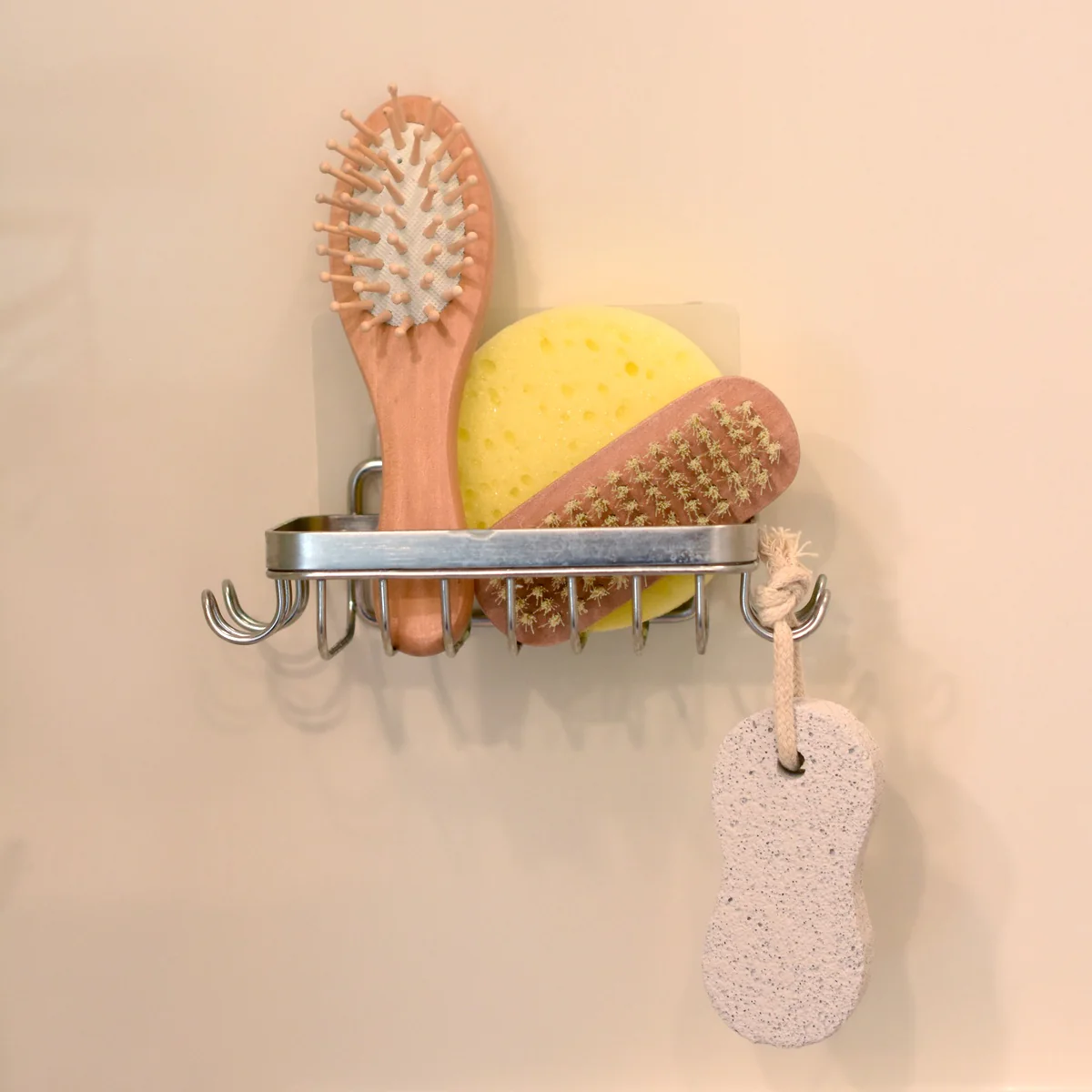 Bath Set Hair Nail Brush Foot Scrubber Loofah Sponge Pumice Bathroom Accessories - Image 4